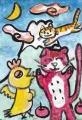 4猫のいる絵マイケルルー (4)