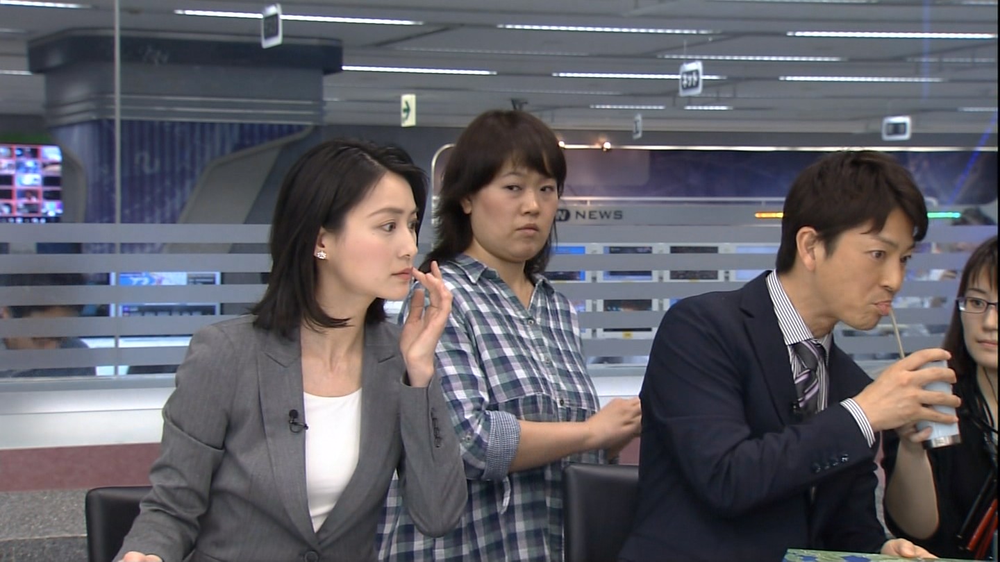 テレビ朝日、熊本地震を伝える小川彩佳アナ