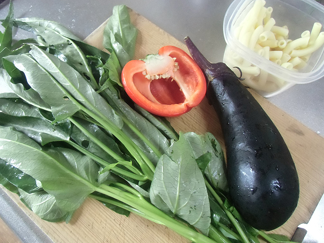 野菜とマカロニ