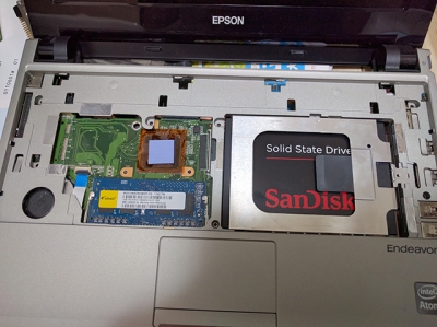SSD換装後