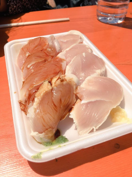 鶏のささみ寿司