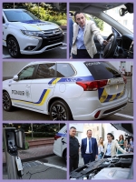 アウトランダーPHEV ウクライナ警察車両用