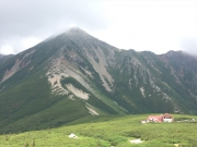 鷲羽岳と三俣山荘