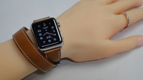 HERMES Apple Watch ドゥブルトゥール レザーバンド-