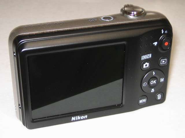 Nikon デジタルカメラ COOLPIX A10 シルバー カメラ本体裏面 液晶モニター側