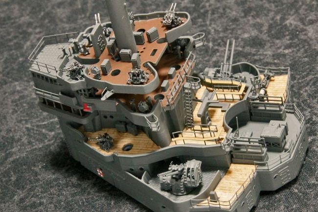 HIGH-GEARedの模型と趣味の日常 1/350戦艦『陸奥』製作記 その17