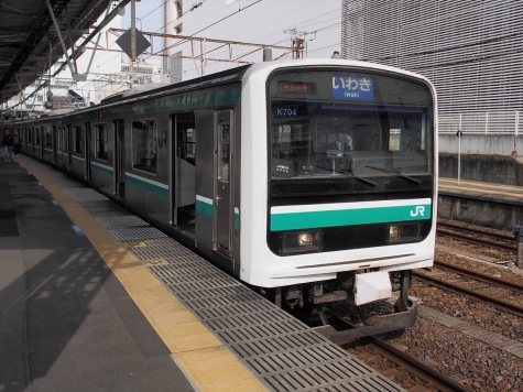 JR 常磐線 E501系 電車