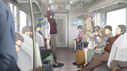 女さん「男って糞すぎない？電車の長椅子での男性のスペースと女性のスペースの差を見てよ」